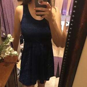 Navy party dress